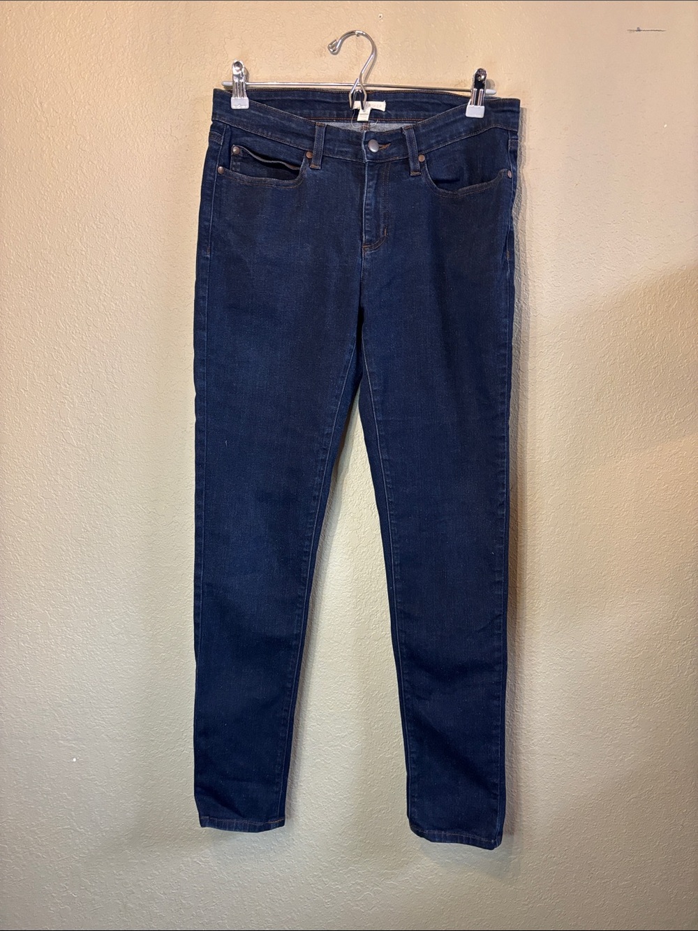 Eileen Fisher Jeans Women’s Dark Wash Skinny Denim Blue Casual Jeans Sz 10